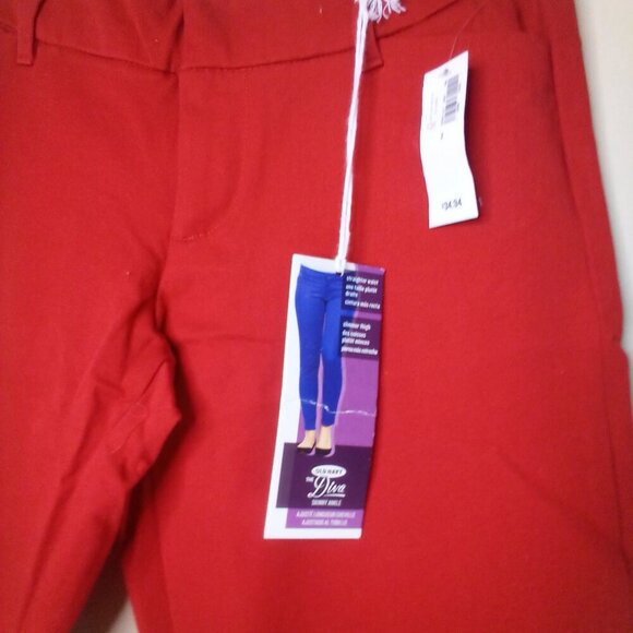 Old Navy The Diva Jeans Women 2 Skinny Ankle Red - Picture 7 of 14